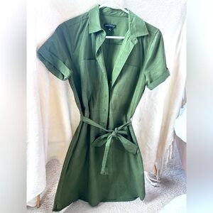 Army green dress